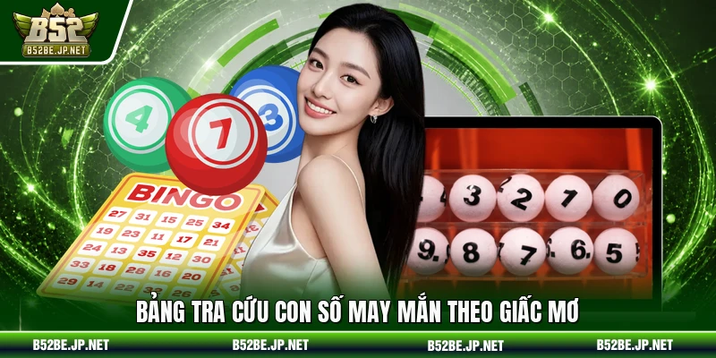 Bảng tra cứu con số may mắn theo giấc mơ